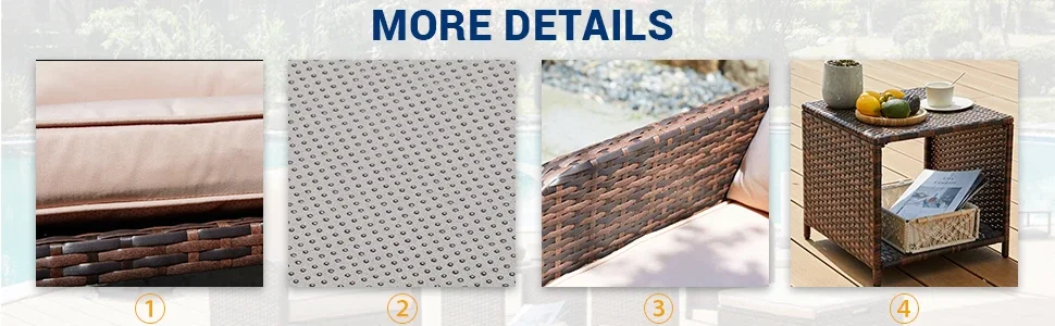 5 Piece Patio Conversation Set