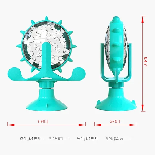 개 고양이 먹이 대화 형 바퀴 장난감 애완 동물 새는 음식 훈련 공 느린 개 피더 재미 있은 개 바퀴 애완 동물 제품 3
