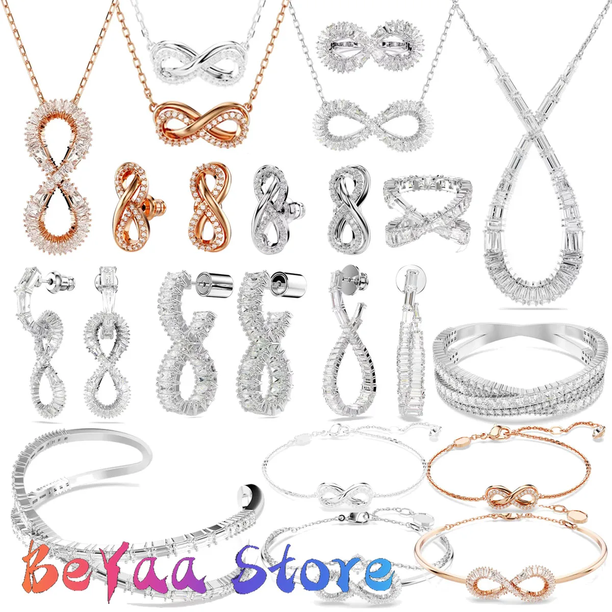 

Hyperbola Collection Original Jewelry Attracting New Trends High Quality Hot Selling Digital 8 Set Charming Gift With Logo