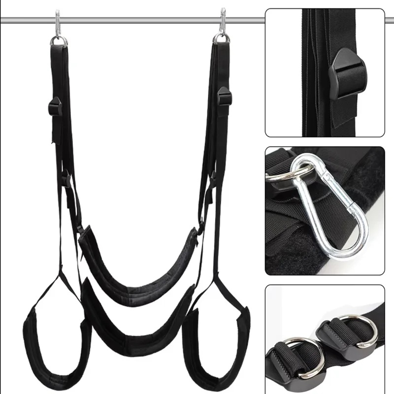Sex Swing Strap Erotic Toys for Women Couples Adult Games Ankle Wrist Suspension Position Fetish Restraint Bondage Sex Furniture