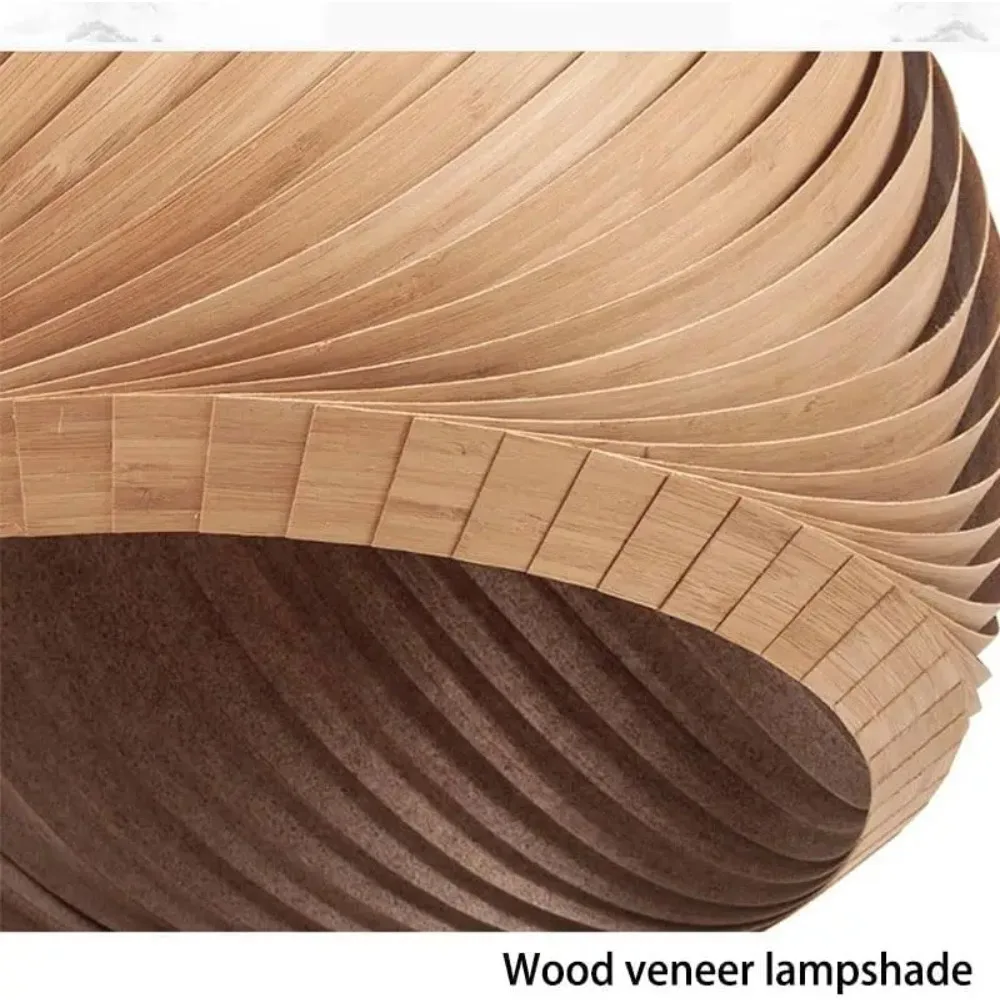 30cm Wabi Sabi Pendant Lights Rustic Wood Light Fixtures E27 Decor Farmhouse Pendant Light Indoor Hanging Dining Room Lights