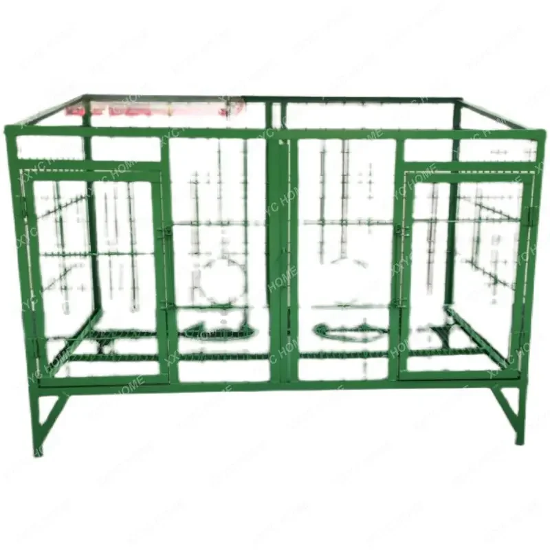 Steel Bar Angle Iron Dog Cage Large Medium-Sized Cage Outdoor Strong and Durable переноска для кошек
