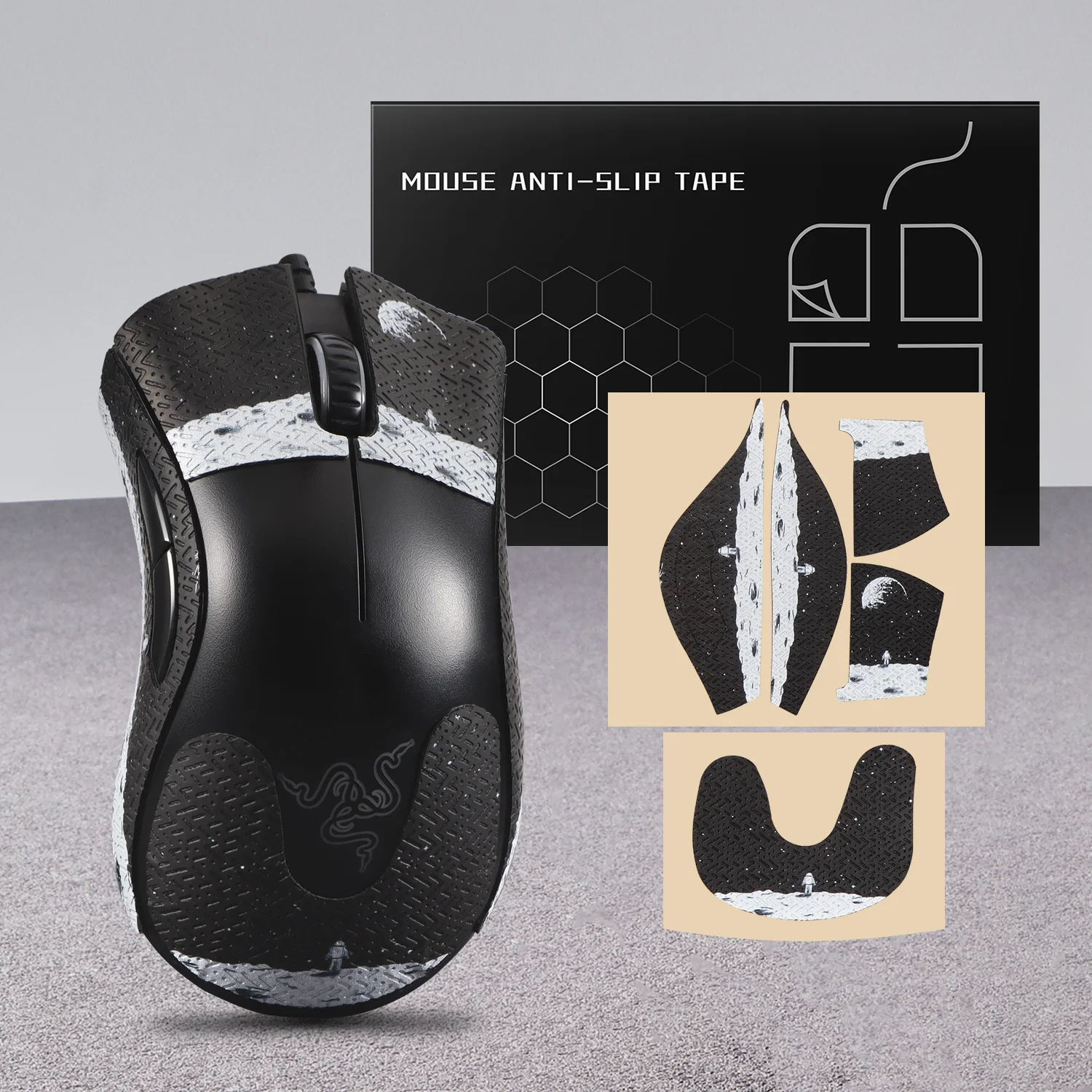 Cinta-adhesiva-de-agarre-de-rat-n-para-Razer-DeathAdder-Essential ...