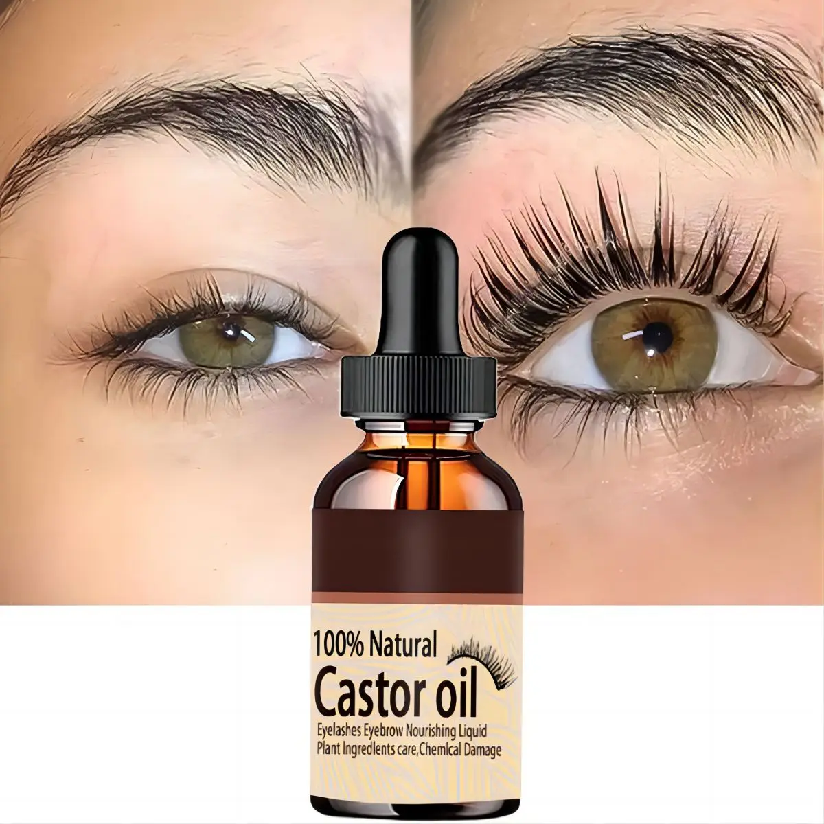 

100% Original Eyebrow Eyelash Essential Oils Enhancer Growth Enhancer Tools Hair Growth Oil for Black Women
