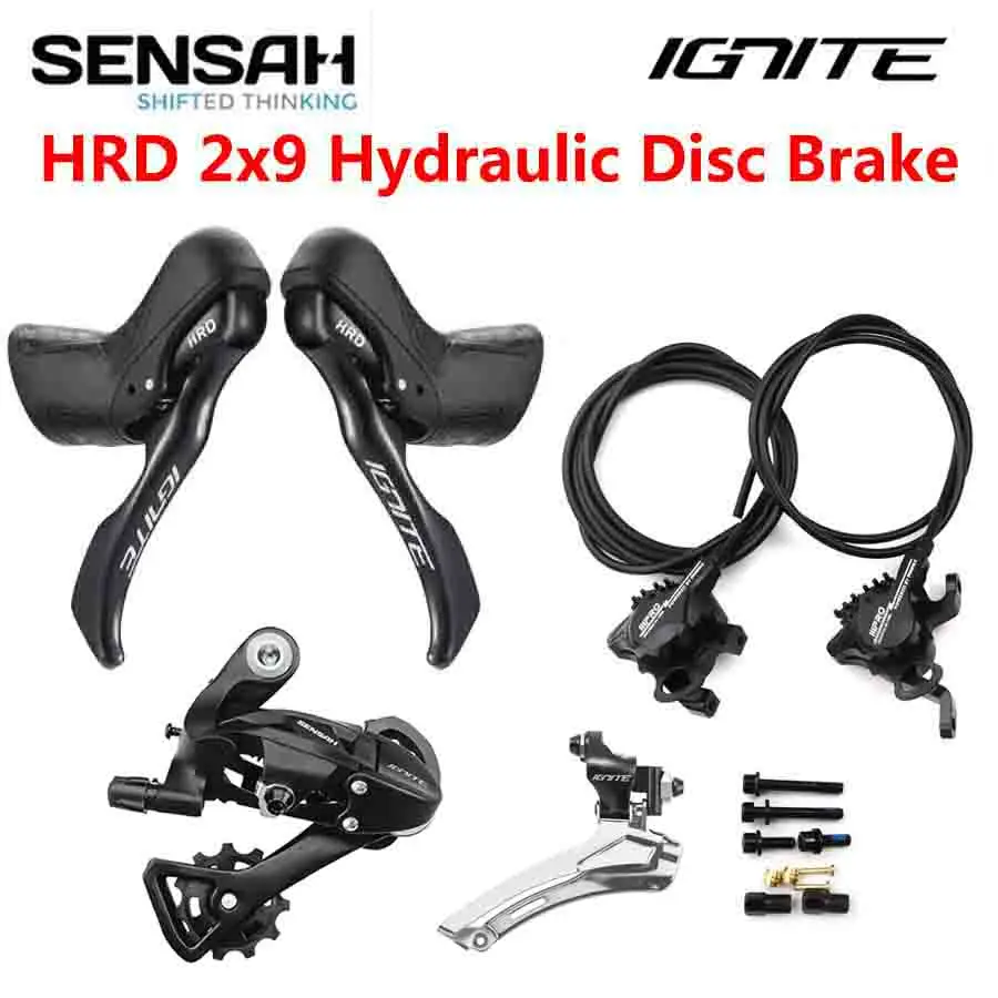 SENSAH IGNITE HRD Groupset 2x9s Road Bike Hydraulic Disc