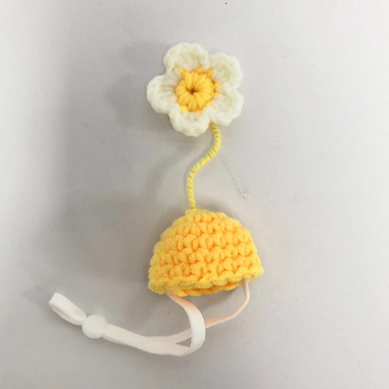 Cute Pet Knitted Mini Hat Small Animal Clothing Accessories For Hedgehog Hamsters Hat DIY Hand-Knitted Pet Headdress small animal clothes pet headgear