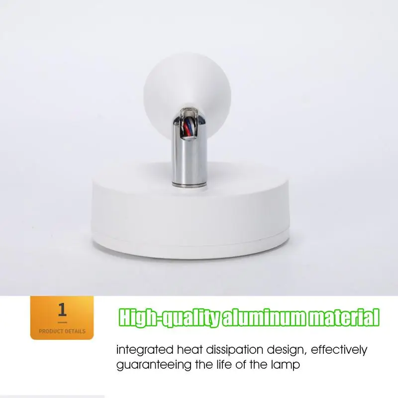 Rechargeable LED Spotlight 1000mAh Indoor Uplighting Remote Control Accent Spotlights for Plants Art and Models Home Decoration