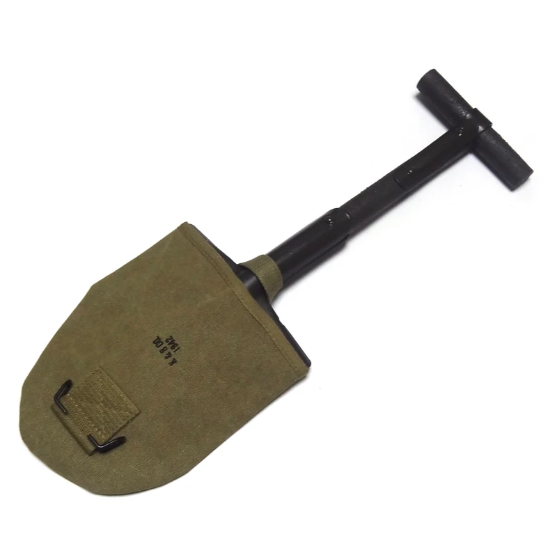 WW2 US Military Airborne M1910 T-Handle Shovel With Cover