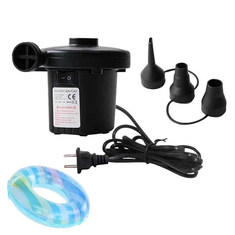 

Pump for Inflatables Electric Air Pump Air Inflatable Bed Pumps Mattress Portable Pump 220V AC/12V DC Electric Air Pump Air Air