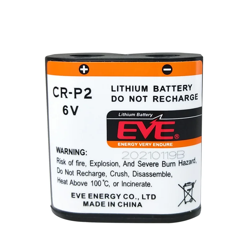 Batterie CR-P2 Per Orinatoi Automatici – 2 Pezzi, 6V, Al Litio, Made In USA