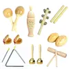 Kids Musical Instrument Toys Montessori 100% Natural Wooden Log Color Percussion Game Parish Learning Preschool Educational Toys 2