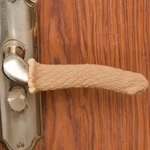 

Polyester 4Pcs Reusable Comfortable Door Handle Cover Reusable Chair Foot Pad Strong Wear Resistance for Table