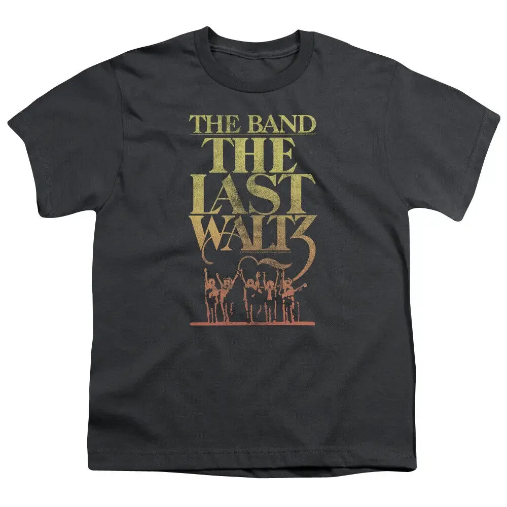 The Band The Last Waltz Kids Youth T Shirt Con Licenza Music Rock Band Tee Charcoal