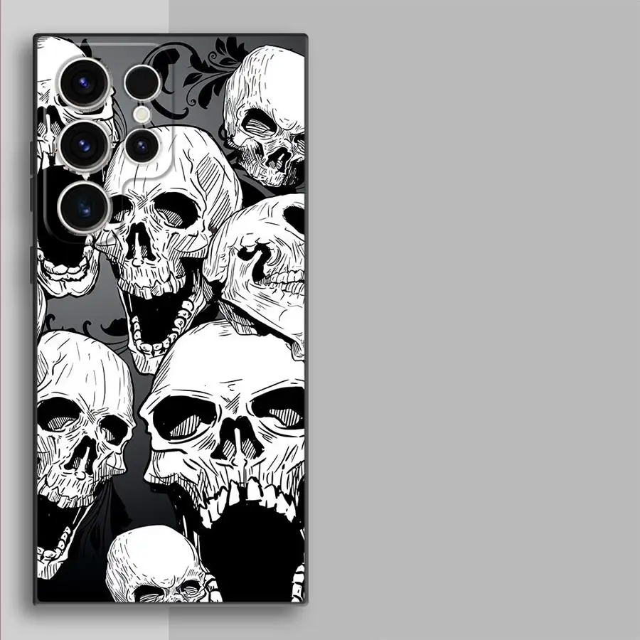 Skull Cartoon Design Phone Cover Case