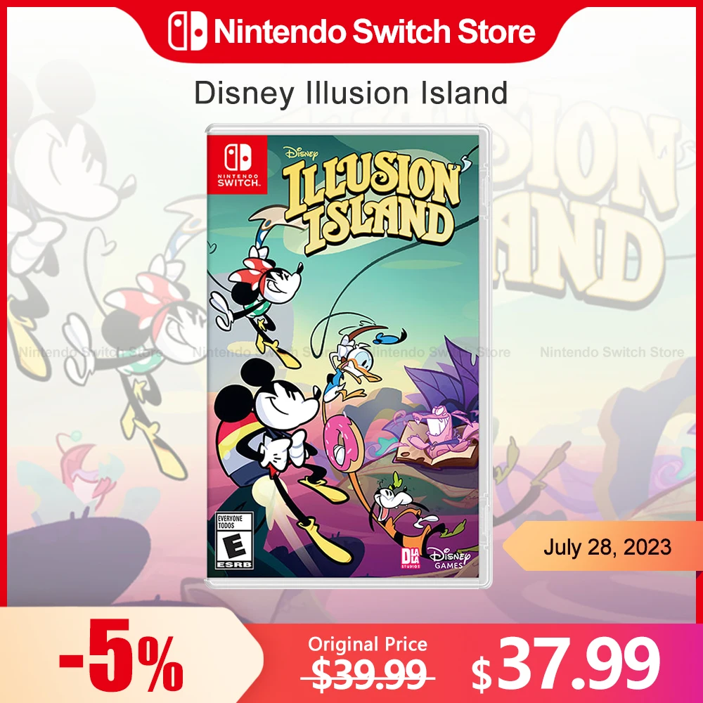 Disney Illusion Island Nintendo Switch Game Deals 100% Ufficiale Originale Gioco Fisico Card Platformer Genere Per Switch Oled