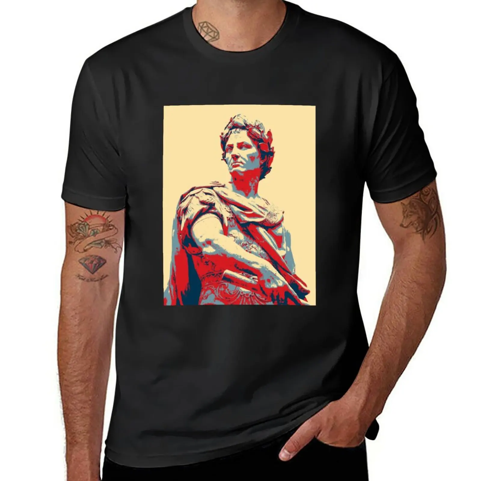 

New Julius Caesar T-Shirt quick drying shirt black t shirt summer top Short t-shirt Men's t shirts