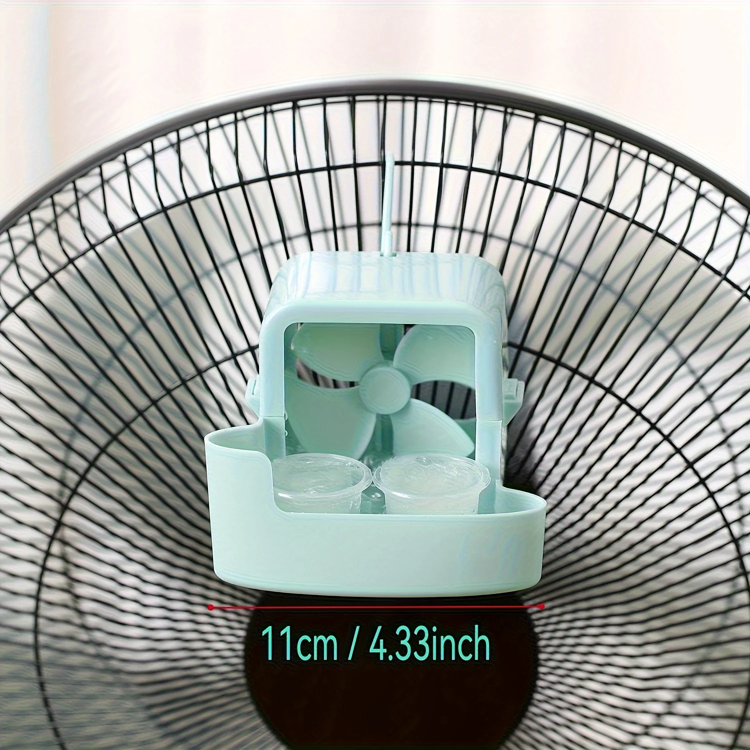 Description Picture 5 of itemPortable Fan Ice Mist Cooler - Lightweight Durable Plastic Dual-Compartment Cooling Technology Easy Installation for Home Office
