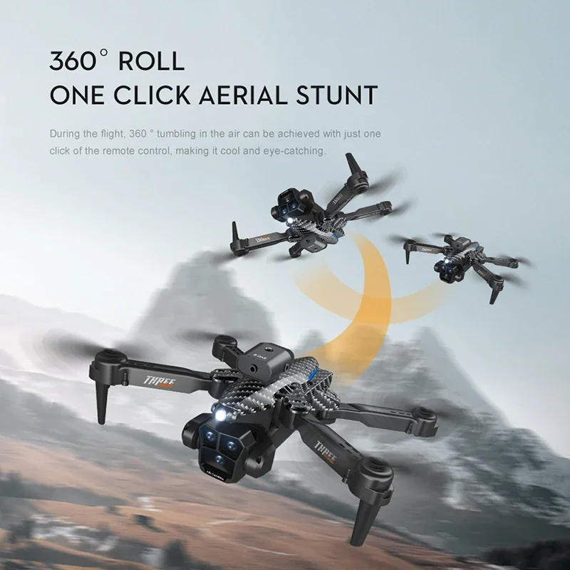 K10 Max Drone 4K Professional Aerial Photography High-Definition Three Camera Optical Flow Positioning Foldable Quadcopter Toys drone quadcopter