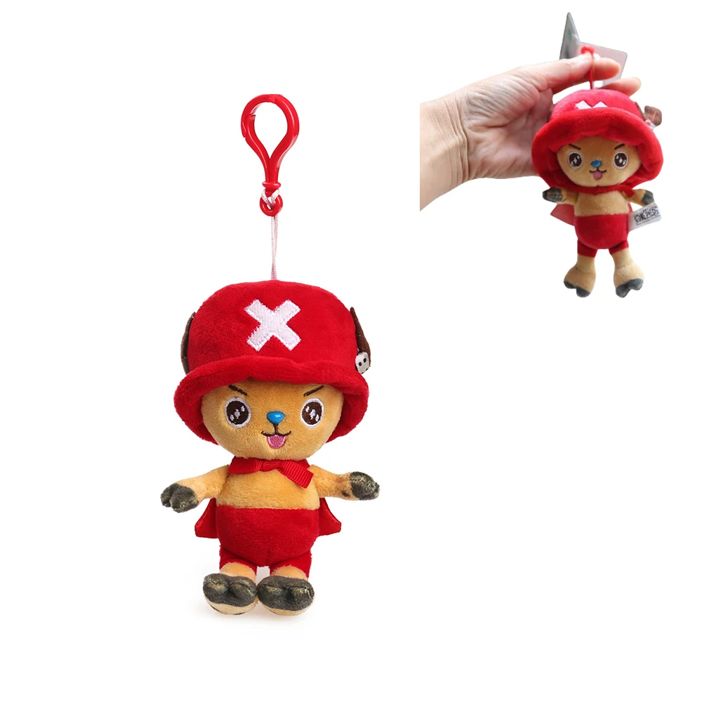 thumbnail image 1 of 12cm Anime One Piece Original Plush Pendant Doll Luffy Toy Tony Chopper Laboon Sabo Keychain Soft Stuffed Backpack Ornaments Toy, 1 of 5