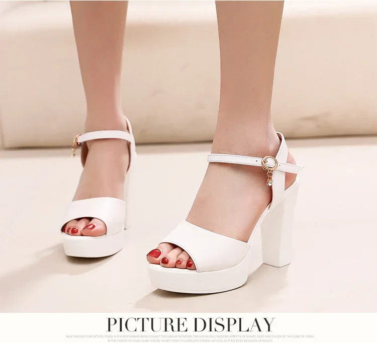 PlatiNum Sandals - White Color Option