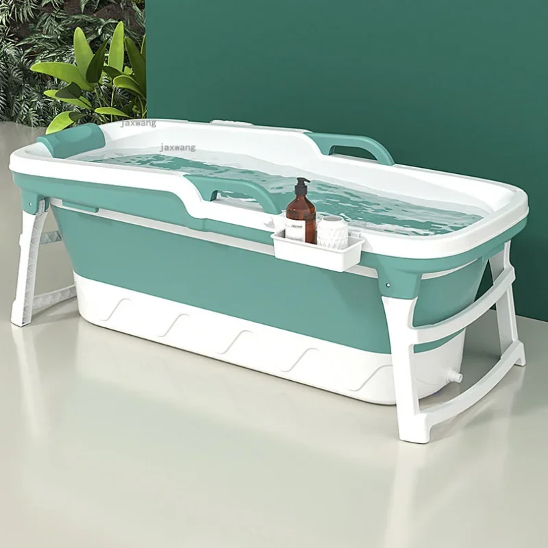Portable Bathtubs Adult Folding Bath Barrel Household Thickened Plastic Bath Bucket Artifact Whole Body Sweat Steaming Tub