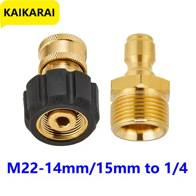 Set Adattatore Lavatrice A Pressione Rapido E Senza Problemi M22 - Foto 2