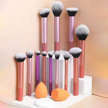 12pcs Makeup Brush Kit Soft Synthetic Hair Make Up Brushes Foundation Blush Eyeshadow Cosmetic Makeup Tools 1