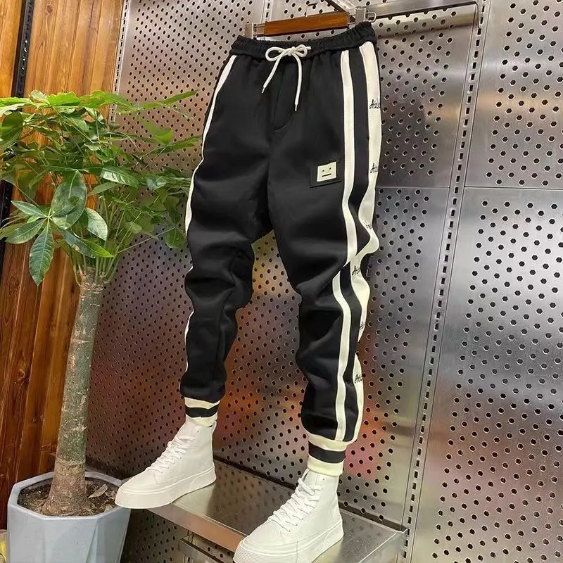 Men jogger pants men jogger sweatpants Man Autumn Winter Jogging Sports Wool Korean Brushed Thermal Joggers