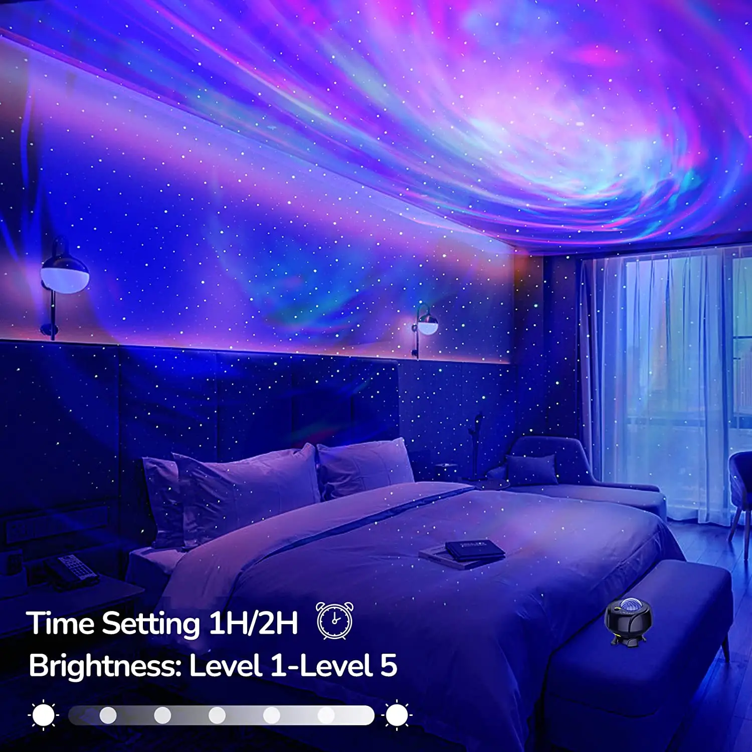 Starry Sky Projector Blueteeth Music 