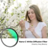 K&F Concept C-Series White Mist Diffusion Filter 49-82mm Landscape Portrait Photography Portrait Photography Camera Lens Filter 4