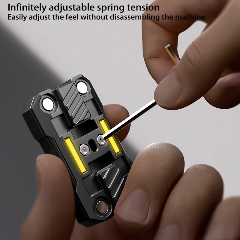 Leuchtender Schieber für Erwachsene – EDC-Gadget, Fidget-Spielzeug für den Schreibtisch, Anti-Handspinner, Stressabbau bei Autismus, Angstzuständen, ADHS, lustiges Geschenk_voghion.com