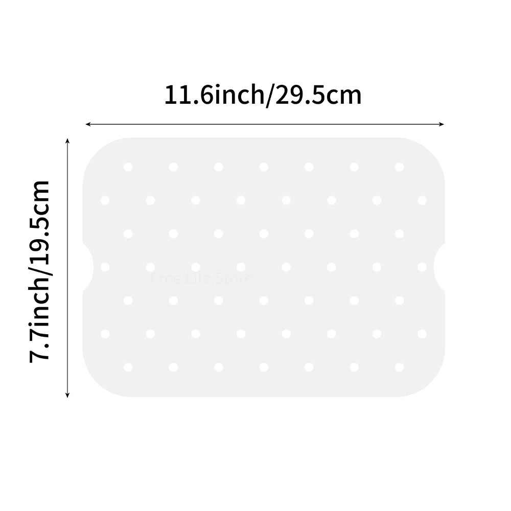 50-Pack Non-Stick Air Fryer Disposable Parchment Paper Liners