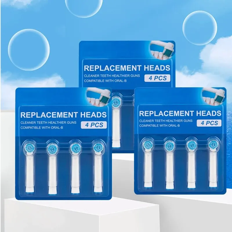 12pcs Replacement Brush Heads For Oral-B Electric Toothbrush Advance Power/Vitality Precision Clean/Pro Health/Triumph/3D Excel