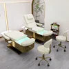 Massage Table Bed Pedicure Beauty Modern Hair Salon Washing Chair Shampoo Bed With Foot Spa 1