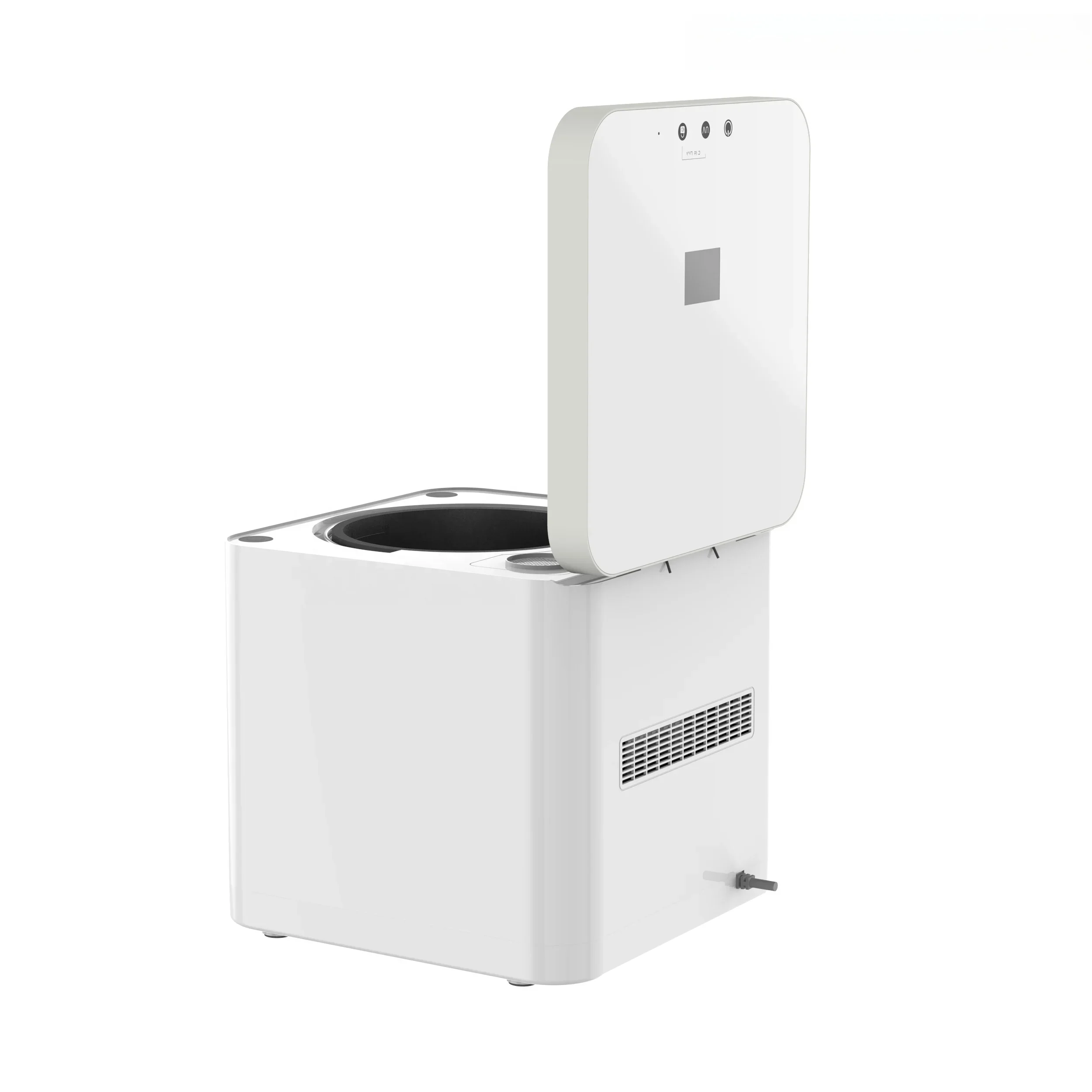 Simplicity Modern Home Kitchen Food Waste Disposer Electric Countertop Garbage Composter With DC Motor & Air Switch Control 2