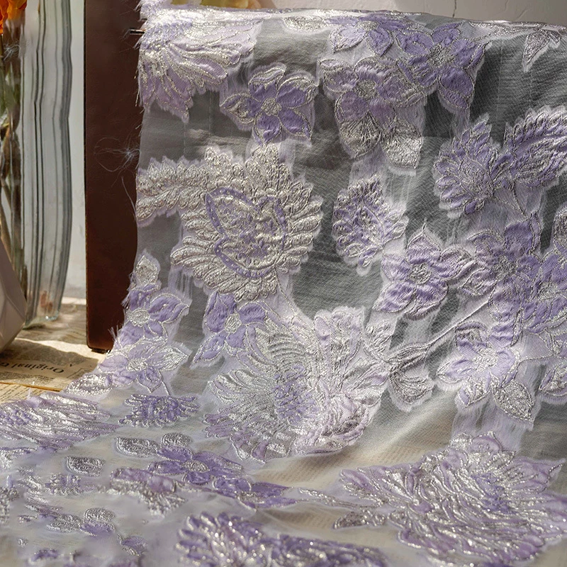 Silver Mink 339 Silk Jacquard main image 1