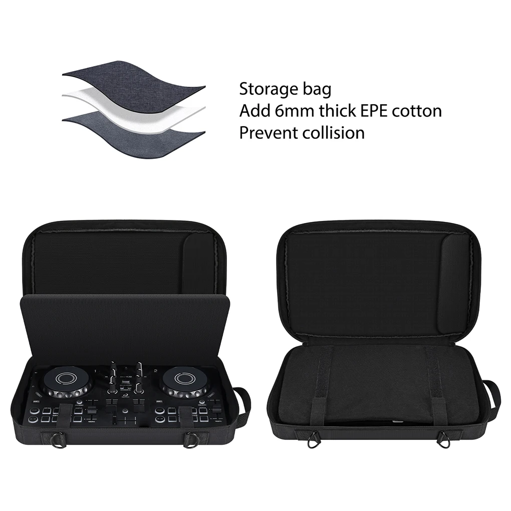 Travel Protective Bag for Pioneer DDJ- SR2 / DDJ- SR 1st Gen Anti-Scratch Protector Bag Shockproof Adjustable Shoulder Strap