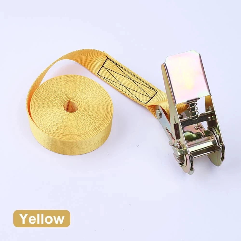 3M Buckle Tie-Down Belt Cargo Straps for Car Motorcycle Bike with Metal Buckle Tow Rope Strong Ratchet Belt for Luggage Bag