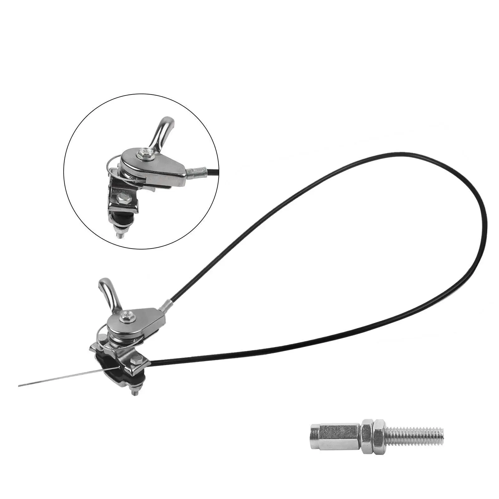 Kit Cavo Per Compattatore Cavo Acceleratore Per Motori Honda GX160 GX200 - Kit Controllo Lunghezza 100cm, Argento Cavo Controllo Honda Gx200 - Foto 6