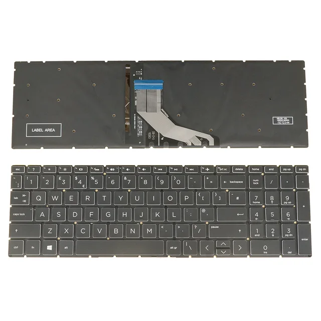 HP 15-dk 노트북을 위한 완벽한 맞춤형 LA 스페인어 키보드