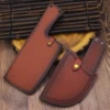 High-end hand stitched high quality knife sheath, suitable for kitchen knives, outdoor knives, camping kitchen knives 4