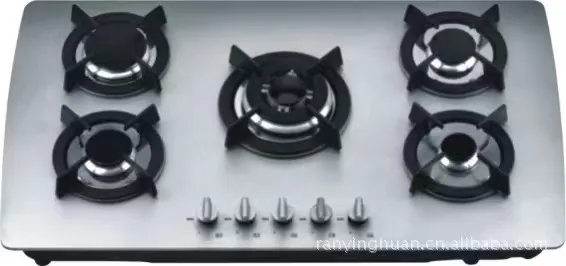 Five Burner Gas Stove Commercial Gas Stove Burner Countertop Kitchen 5 Cooker