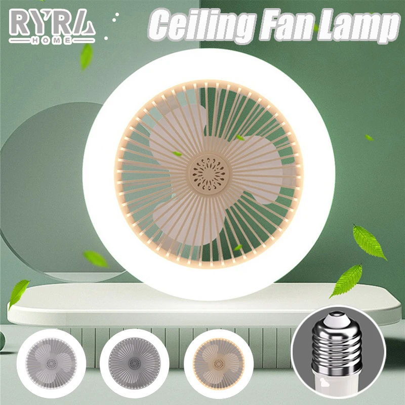 

Aromatherapy Fan Lamp Frequency Conversion Remote Control Household Bedroom Living Room Shaking Head Invisible Ceiling Fan Lamp