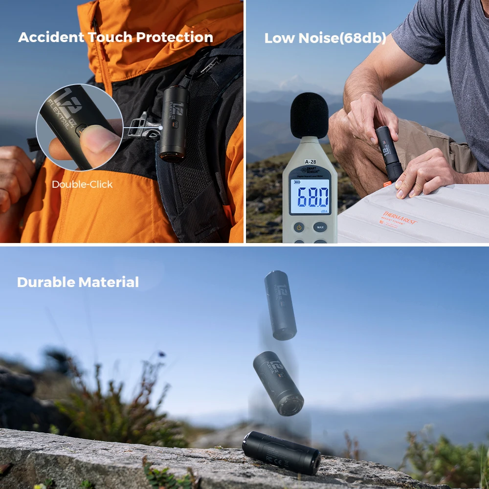 FLEXTAIL ZERO PUMP - 34g Portable Camping Air Pump Electric