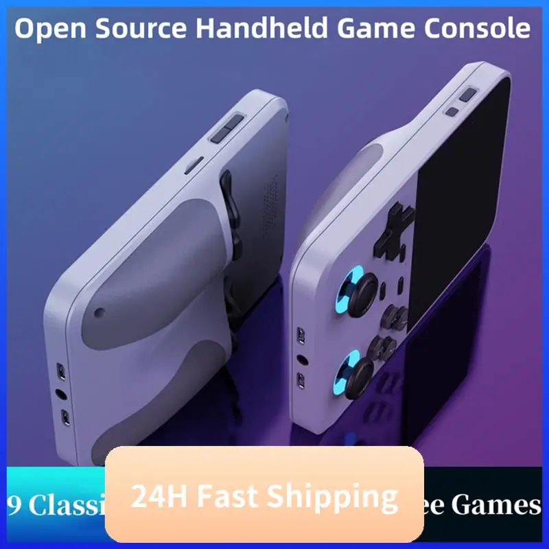 T30C New D007PLUS Handheld Video Game Console 10000+ Games 3.5 Inch IPS Screen Linux System Retro Game Players