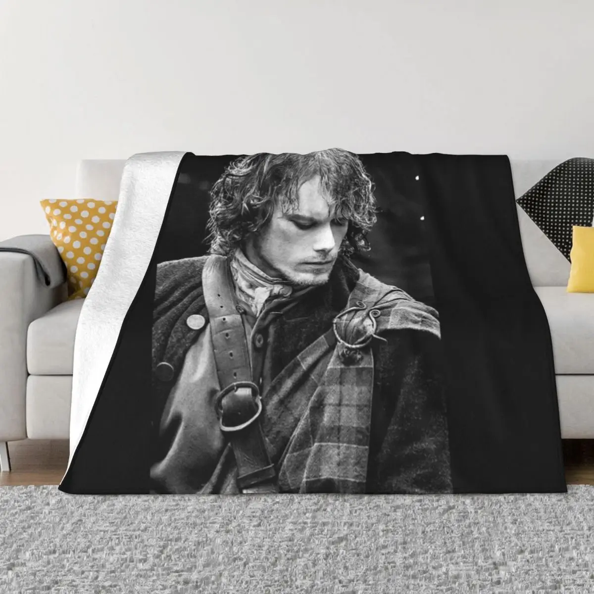 

Jamie Fraser Outlander Throw Blanket Cute Blanket Luxury St Blanket Sofa Throw Blanket