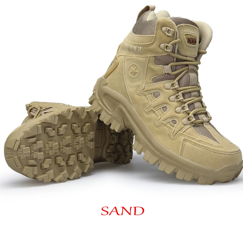 2023NEW!!! Men's Tactical Breathable Military Army Combat Boots Hunting Outdoor Desert Shoes