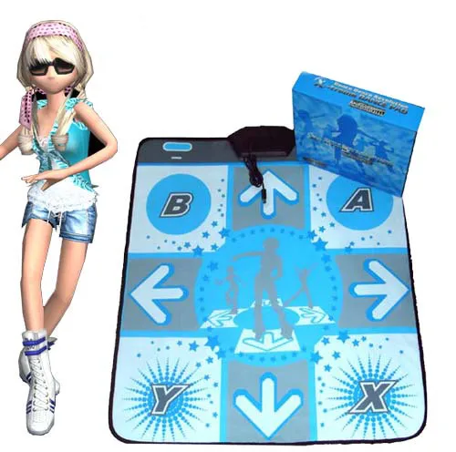 Almohadilla de baile con estampado de pies para videojuegos