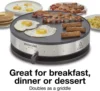 Electric Crepe Maker with 13” Nonstick Griddle for Eggs,Omelets and Quesadillas, W/ Temperature Control, Batter Cup,  (38400PS) 5