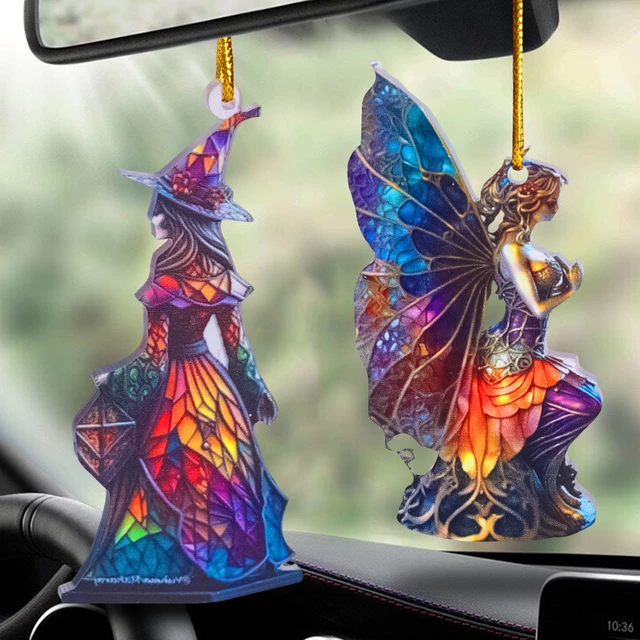 Lindo Bruxa Carro Hangings Set, Decoração Do Dia Das Bruxas, Enfeites De  Árvore De Natal, Fontes Do Partido, DIY - AliExpress